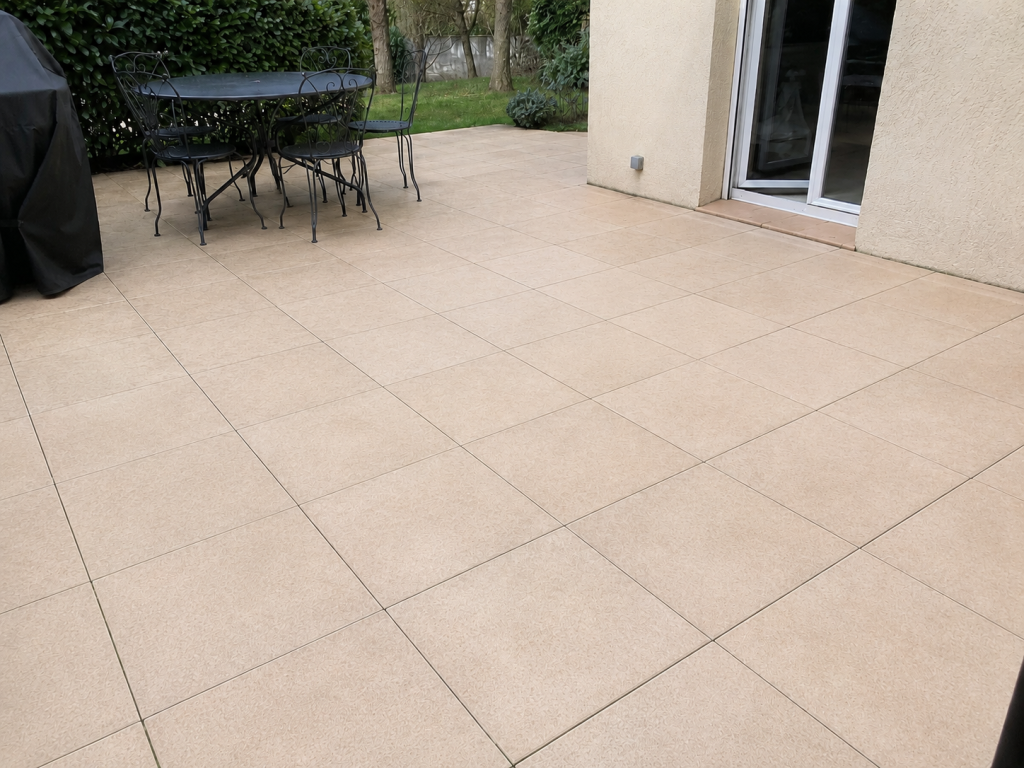 Terrasse après nettoyage